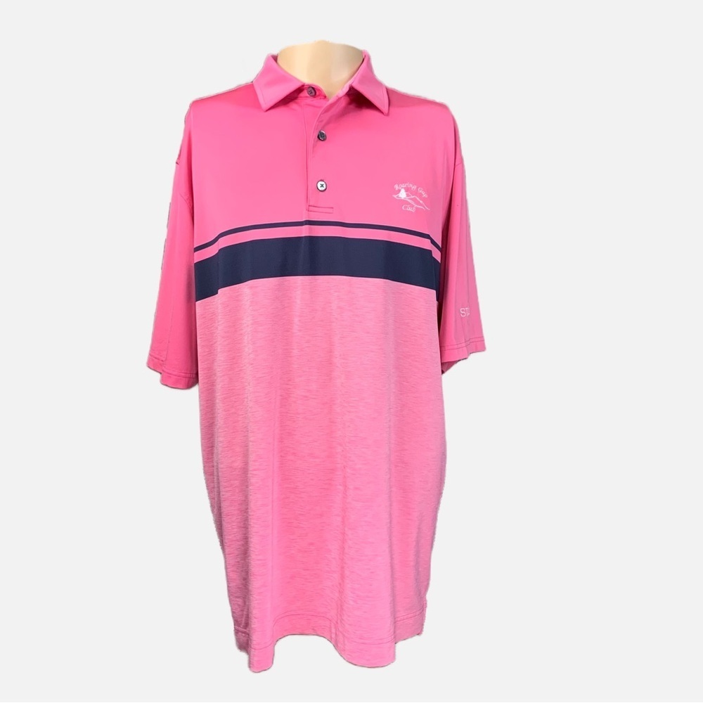 Footjoy Golf Polo Large Country Club Logo Roaring Gap Club Staff